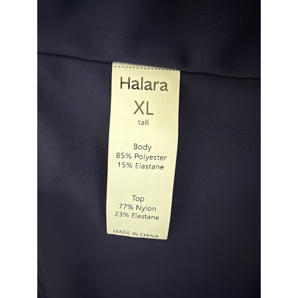 HALARA Breezeful Backless Pocket Wide Leg Jumpsuit Patriot Blue Sz XL TALL - Picture 10 of 12
